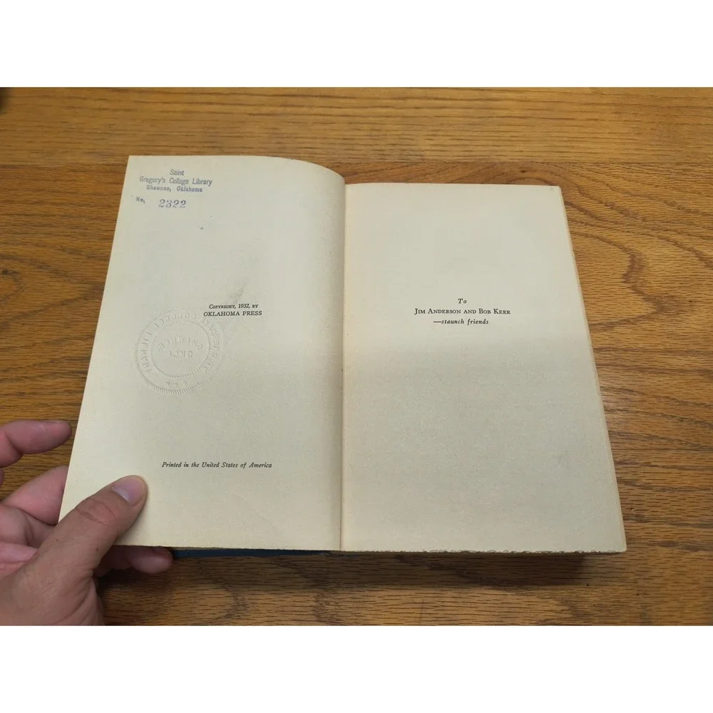 *Signed* ALFALFA BILL Murray Biography book Oklahoma Governor Gordon Hines 1932‎